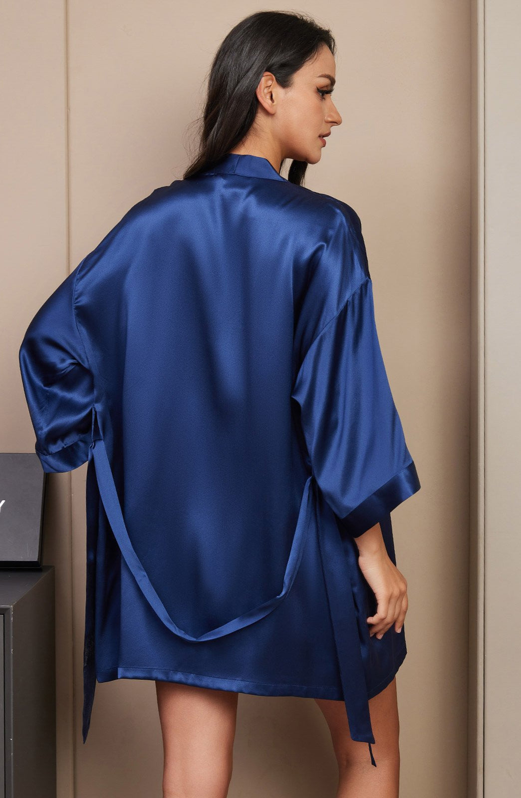 Damen Zweiteiliger Morgenmantel mit Nachthemd